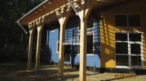 Дом из клееного бруса в деревне Бутаки